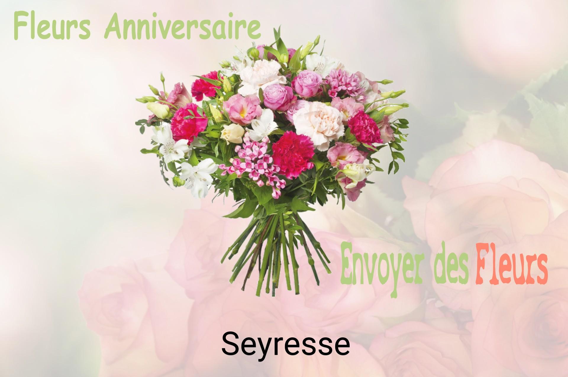 Bouquet de fleurs d’anniversaire livré à Seyresse